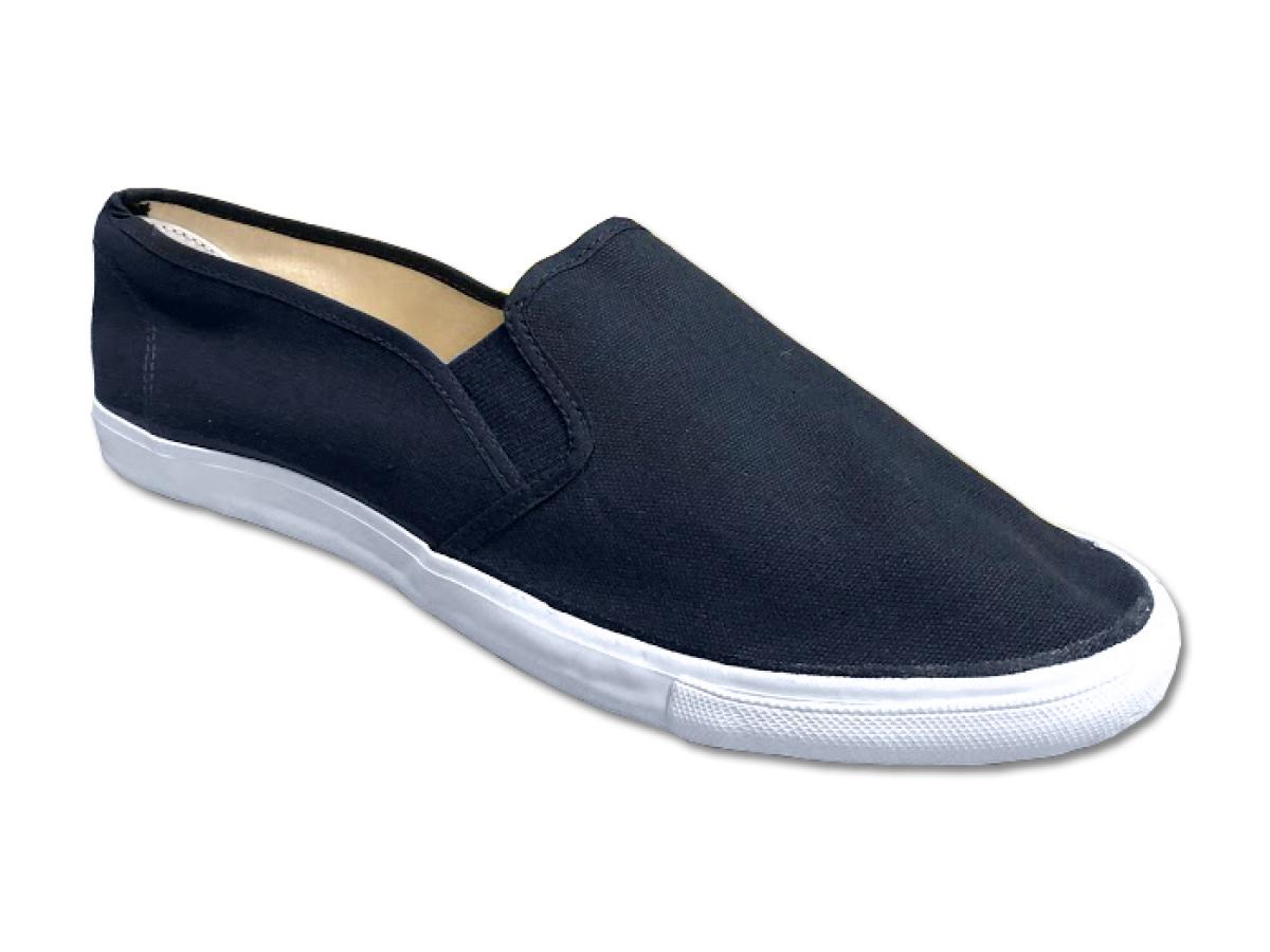SWS Group Inc. - Navy Canvas Slip-On Shoes